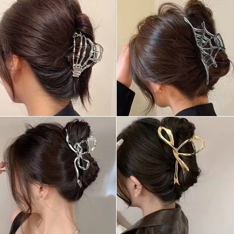 Women'S Fashion Korea - Moda Metal yıldız saç pençe klipsleri