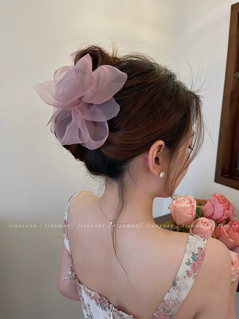 Korea Sweet Mesh Tulle Big Bow - Women'S Fashion Korea incelemesi ve fiyatı
