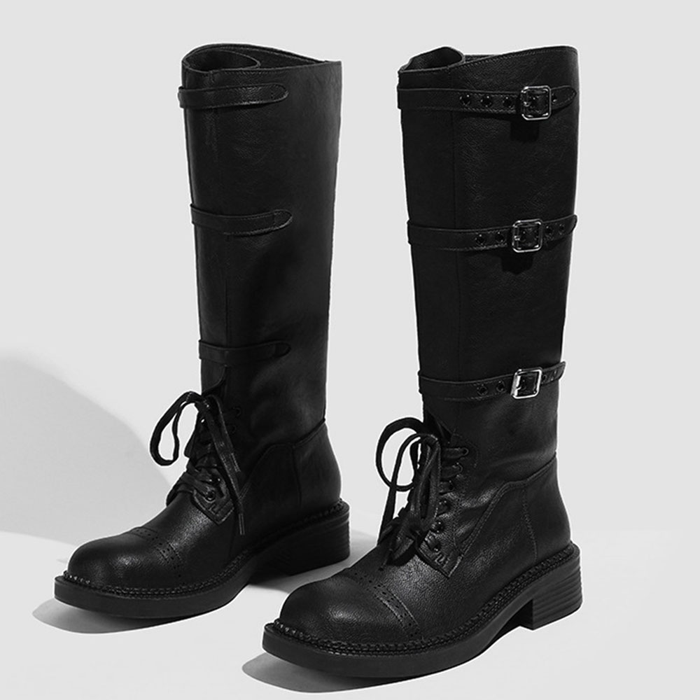 Kadın Diz Yüksek Çizmeler Vint - Women'S Fashion Knee High Boots incelemesi ve fiyatı