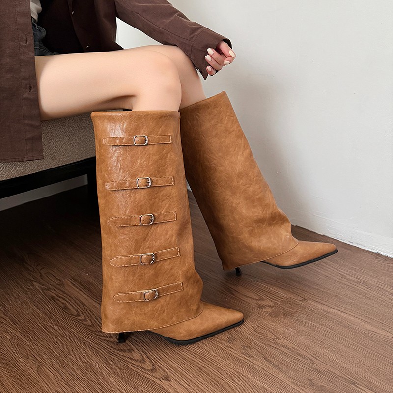 Yeni Sonbahar-Kış Koleksiyonu, - Women'S Fashion Knee High Boots incelemesi ve fiyatı