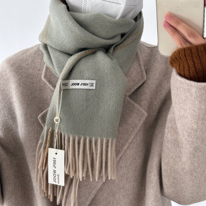 Zarif Kaliteli % 100% Yün Eşar - Women'S Fashion Korea incelemesi ve fiyatı